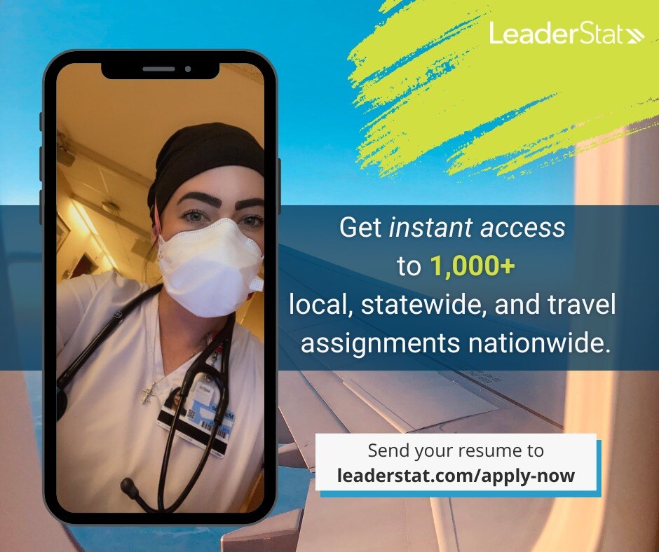 LeaderStat's tweet image. Calling all #Nurses open to a travel or local contract! We have over 1,000 positions available nationwide in hospital and LTC/SNF settings. Send in your resume to get connected with a recruiter: hubs.li/Q033yJlw0.