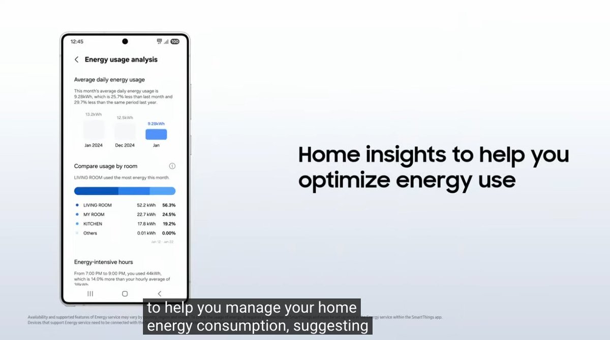 #Smarterthings también ha sido mejorado y permite manejar el hogar conectado de una manera más sencilla y eficiente, y ofreciendo consejos sobre el hogar que incluso llegan a calcular los consumos de energía y más.
#SamsungUnpacked #GalaxyUnpacked ##SamsungUnpacked