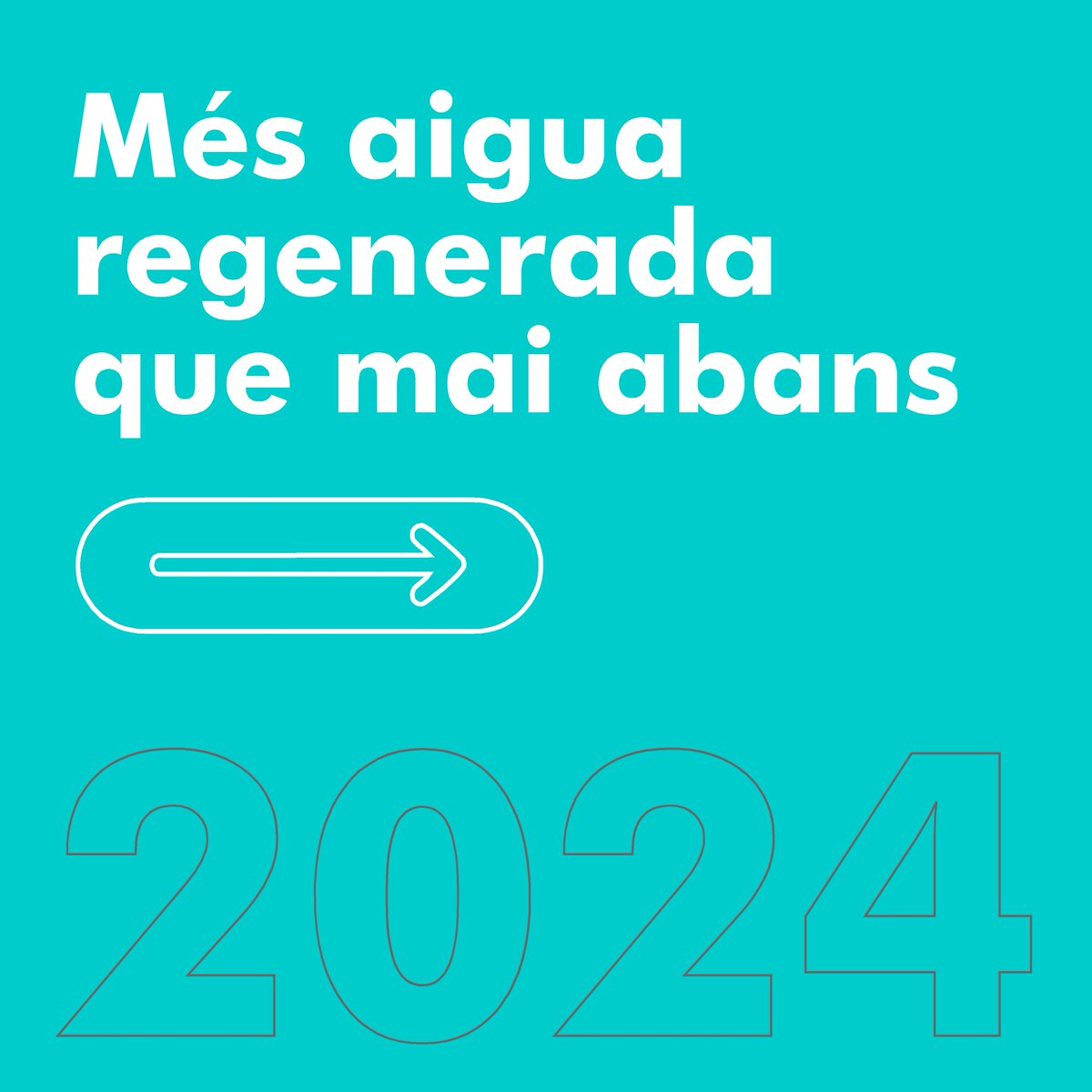 AiguesSabadell's tweet photo. Al 2024... més aigua regenerada que mai abans!
Hem distribuït 93.412 m3 d'aigua regenerada l'any 2024, un 82% més que l'any anterior i més que mai abans!
Amb l'aigua #regenerada, potenciem la resiliència hídrica de #sabadell
#implicats
Com mai abans!
#MésQueAigua https://t.co/kvi5MAV646