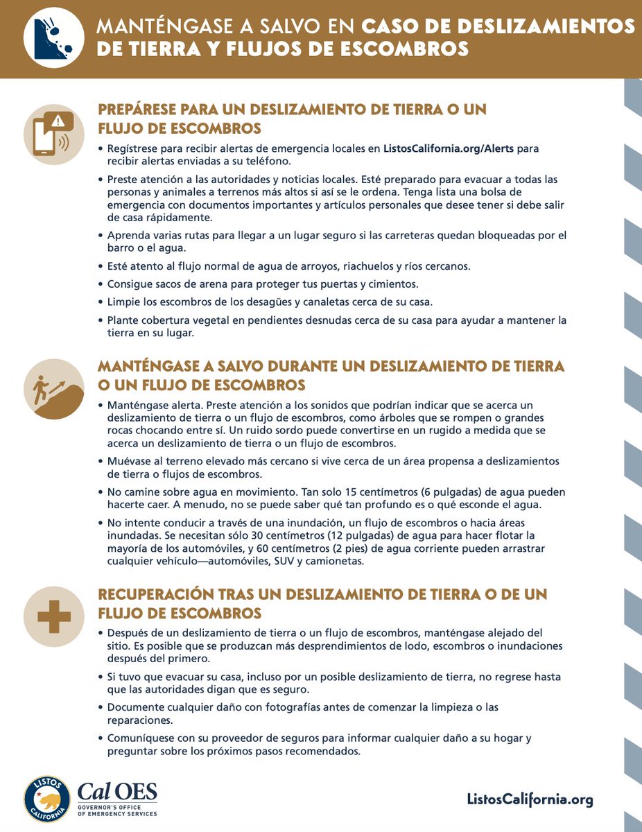 COREresponse's tweet image. Here are more safety tips to stay safe in mudslides and debris flows.

 #mudslides #wildfires