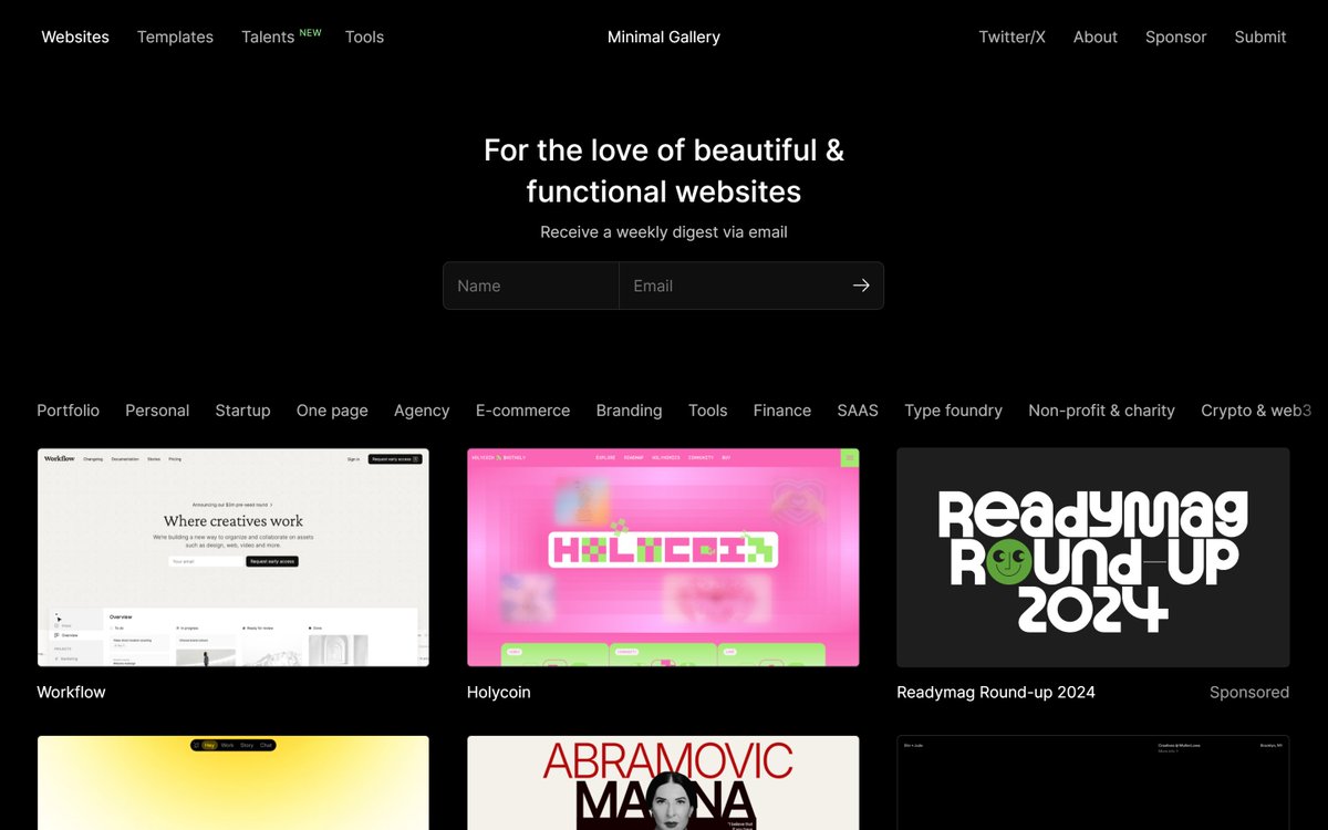 ValdisZhvaginsh's tweet photo. 🎉 Excited to share that Holycoin's website is featured on Minimal Gallery! Thanks, @minimal_gallery!

#Holycoin #MinimalGallery #WebDesign #Webflow #Crypto #Memecoin https://t.co/MF9I5BGu8f