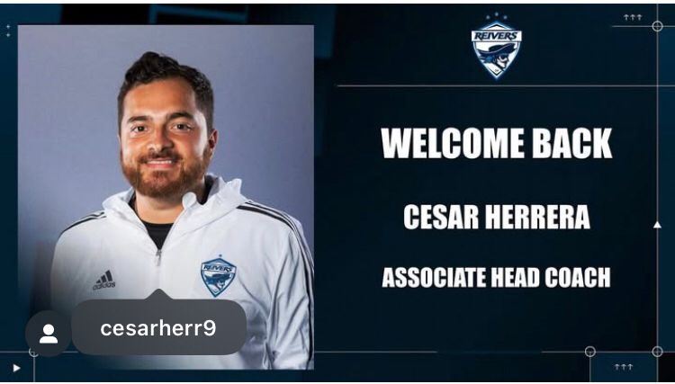 We would like to announce Coach Cesar Herrera re-joining the program as the Associate Head Coach. He was an assistant coach here from 2021-2023 helping capture the 2021 National Championship. Welcome Back! <a href="/CoachCesarH/">César Herrera</a>