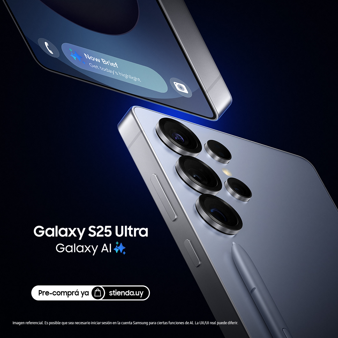 🌟¡Es hora de dar un salto al futuro! 🌟
Con el #GalaxyS25Ultra, cambiarás la manera de hacer las cosas para siempre. Potencia, innovación y diseño en un solo dispositivo que hará todo más fácil y asombroso.

Pre-comprá ya y aprovecha beneficios increíbles para ti.