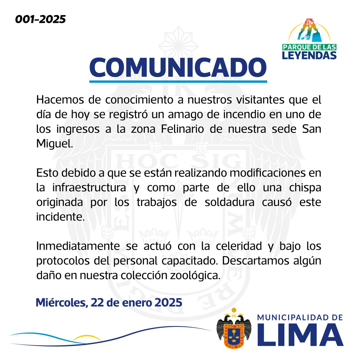 #Comunicado