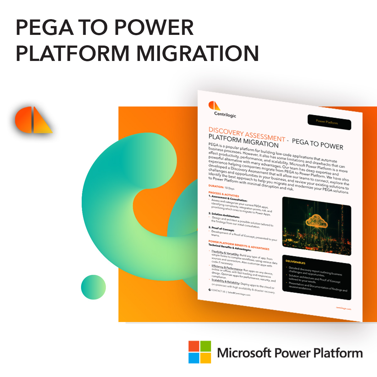 Centrilogic's tweet image. Does your company use PEGA?

Consider Microsoft Power Platform for up to 70% savings on costs, seamless 365 integration, real-time data, automation, and improved security.

Centrilogic can help with a Discovery Assessment for minimal disruption.

Interested? Let us know!