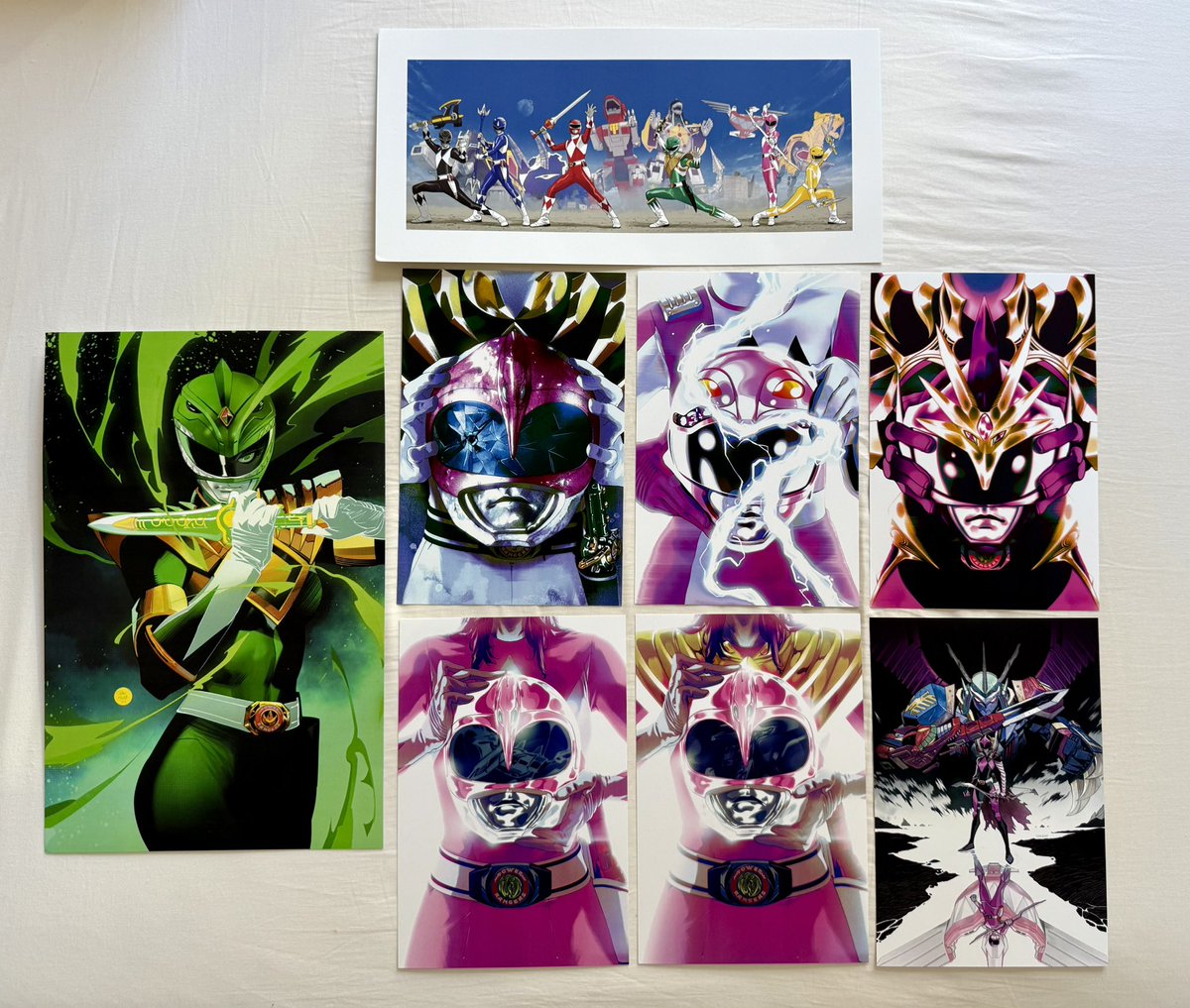 Finally had a chance to go through the Mighty Morphin Power Rangers: The Return Kickstarter from <a href="/boomstudios/">BOOM! Studios</a> 

Boom! Elite Pink Power Tier: 
The highlights for sure are the <a href="/NicoLeon_/">Nico Leon</a> original sketch cover, The Return Scriptbook, and the mystery “From the Vault” CGC 9.8 which