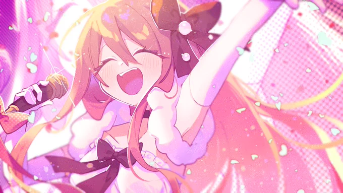 #オリドルかいとけピンクブラウンの魔法 