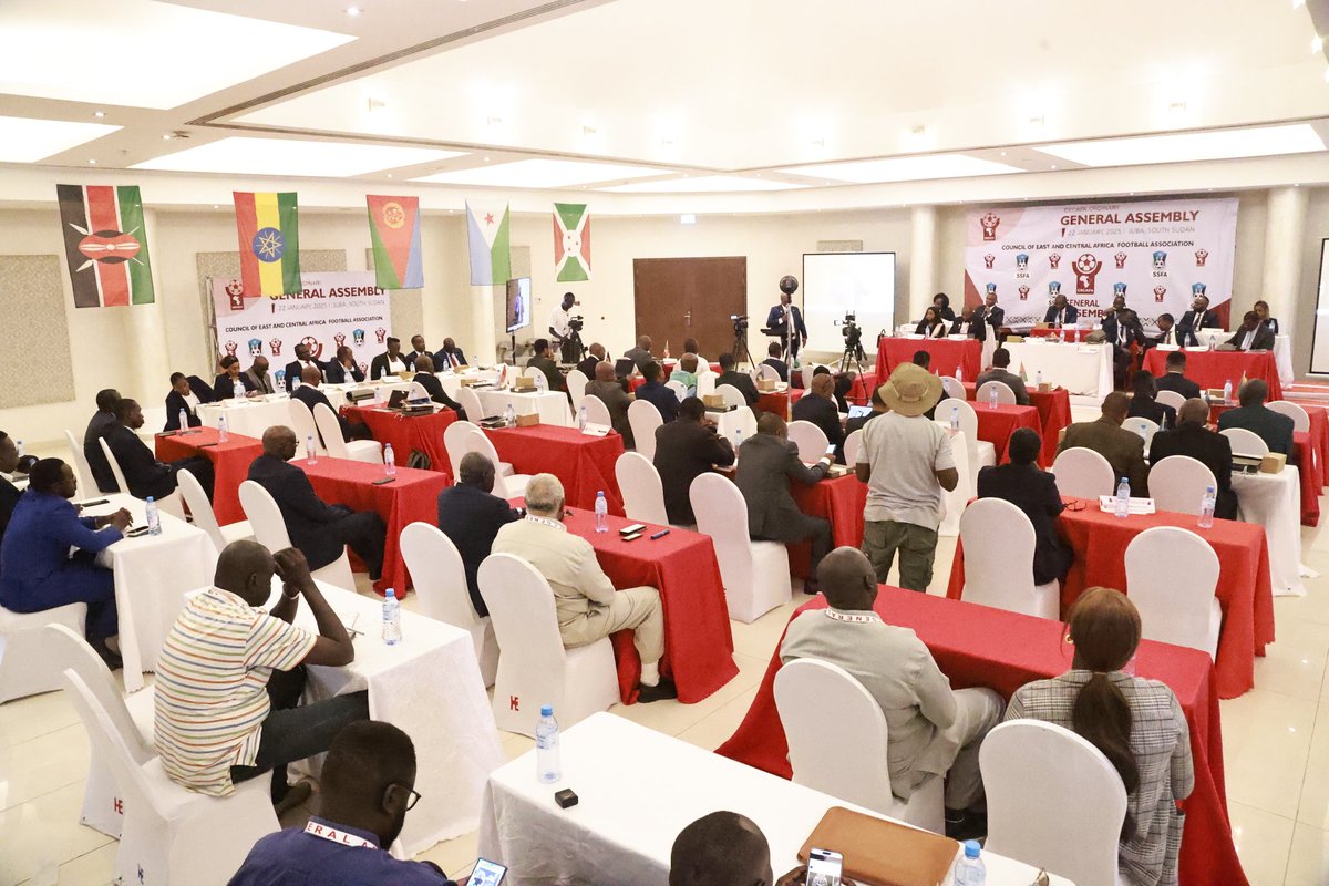 husseinmoha's tweet photo. Earlier today, I attended the CECAFA General Assembly in Juba, South Sudan - an essential platform for shaping the future of football in this region.

The meeting, attended by CECAFA member associations along with FIFA and CAF officials, covered key discussions, from approving the 2025 competition calendar to addressing youth development, women’s football, governance improvements, and more. These deliberations emphasised the council’s crucial role in driving football growth in East and Central Africa.

With collective effort and collaboration, I’m confident CECAFA can reclaim its position as a leading force in advancing the sport across the region.