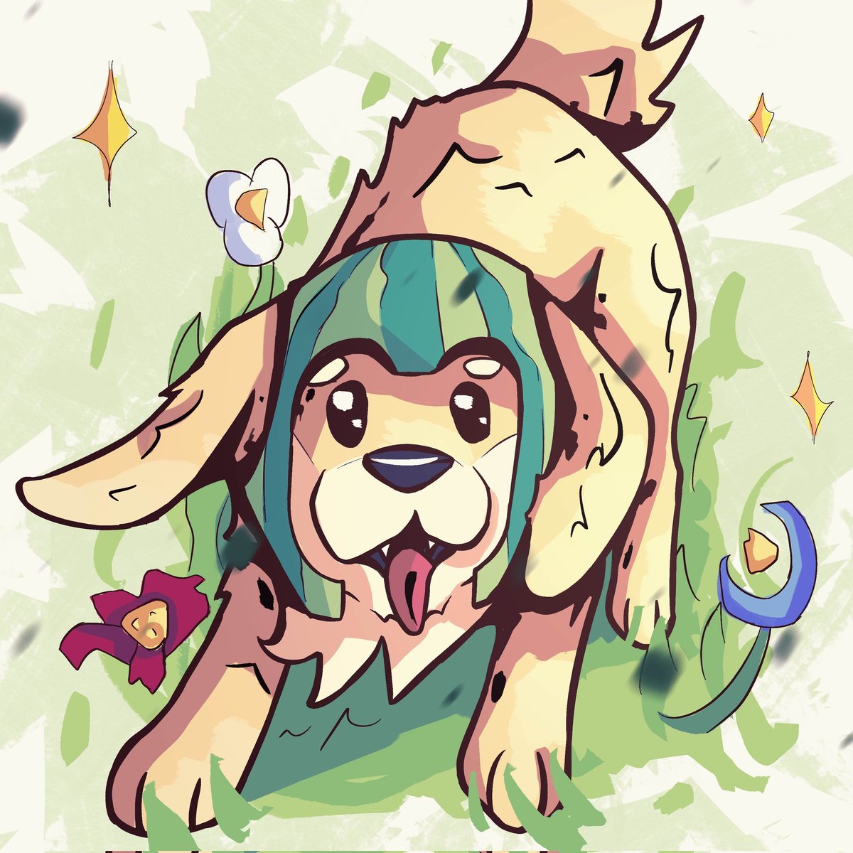 Dibujo increíble de mi bro @Fznixq 

#art #dibujodigital #perro