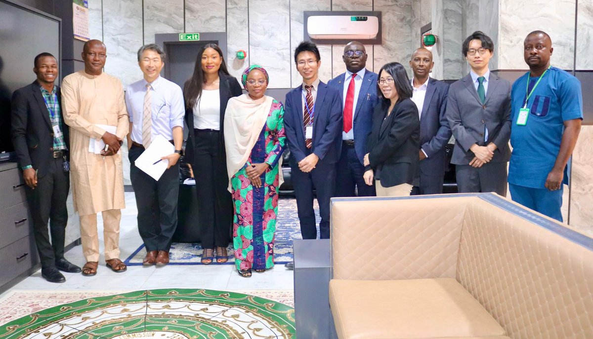 ubecnigeria's tweet photo. UBEC &amp; JICA partner to boost basic education in Nigeria. Executive Secretary Aisha Garba met with JICA ,to discuss strategic plans for the UBE Effective Schools Programme, focusing on improving Science, Math, &amp; infrastructure
#EducationForAll
#inclusiveEducation https://t.co/SsQ7NJvgrz