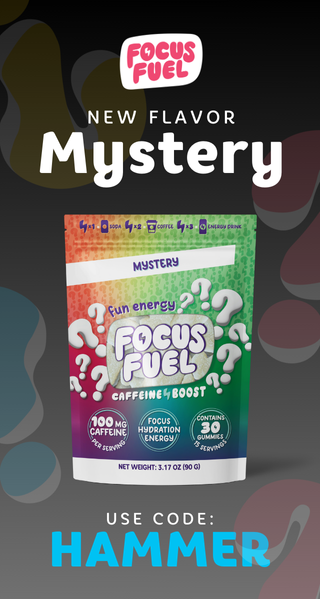 FocusFuel is celebrating their 1 YEAR ANNIVERSARY, and in doing so they are releasing a new flavor!!! Make sure you use code: Hammer at checkout ⚡️⚡️ <a href="/the_focusfuel/">FocusFuel</a>