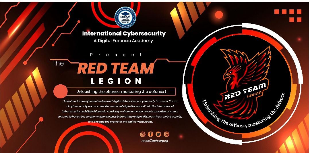🚀 Welcome to the Red Team Legion – Where Cyber Warriors Are Forged!

 This isn’t just a club – it’s a community for innovators, learners, and defenders to master offensive security and tackle evolving cyber threats.

💥 Unleashing the Offense. Mastering the Defense. 💥