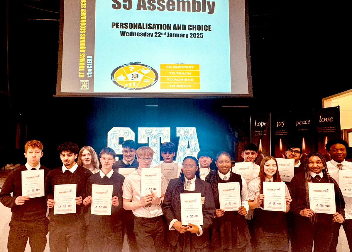 Mrs Farrell STA (@mrsfarrelldht) on Twitter photo Proud to celebrate these #TeamS5 legends at assembly today! Thanks to Mrs Chrystie <a href="/STAScience1/">STAScience</a> 🧬
#beCLEAR #STEM #TeamSTA #aspiration <a href="/StThomasAqSec/">St Thomas Aquinas</a> Proud to celebrate these #TeamS5 legends at assembly today! Thanks to Mrs Chrystie <a href="/STAScience1/">STAScience</a> 🧬
#beCLEAR #STEM #TeamSTA #aspiration <a href="/StThomasAqSec/">St Thomas Aquinas</a>