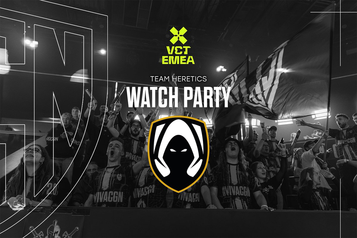 CGN Esports (@cgnesportsgg) on Twitter photo .<a href="/TeamHeretics/">Team Heretics</a> is back - VCT EMEA Kickoff 2025!
the watchparty is running right now - come and join
discord.gg/cgnesports
#VamosHeretics #VIVACGN .<a href="/TeamHeretics/">Team Heretics</a> is back - VCT EMEA Kickoff 2025!
the watchparty is running right now - come and join
discord.gg/cgnesports
#VamosHeretics #VIVACGN