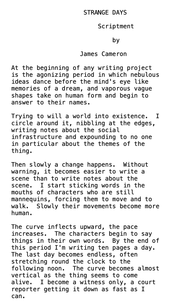 _FilmArchive's tweet photo. James Cameron on writing: https://t.co/AKn3zYdZyQ