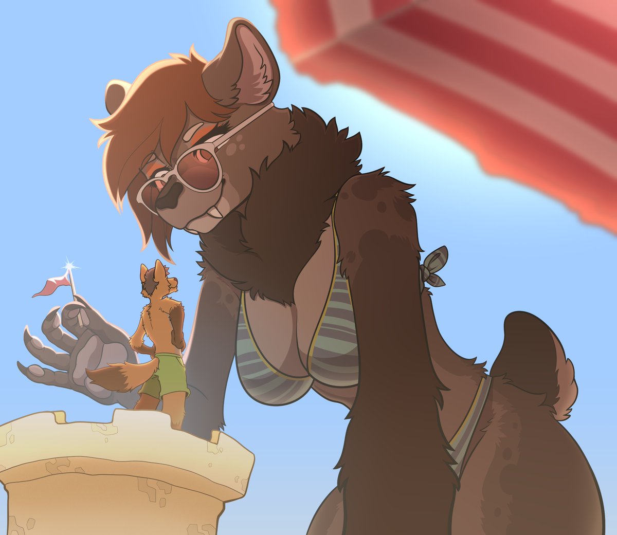 i'm abandoning the platform, find me on bluesky.
this account will be frozen / deleted soon. i'll post a few more reminders and leave for good. 

my links:
linktr.ee/densuke

old art for attention! 

#sizetwitter #sfwgt #gianttiny #sizedifference
