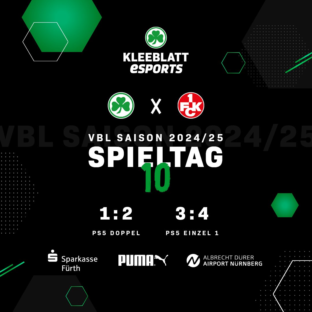 kleeblattfuerth's tweet photo. Uff, kein guter Start für unsere eSportler in das neue Jahr in der @vbl_official 😮‍💨

Nächste Woche geht's nach Stuttgart zum offline Spieltag gegen den 1. FSV Mainz 05. 

@popturcem31 @butschos @celaryprime @mrzplayz https://t.co/KcX33UZsTO