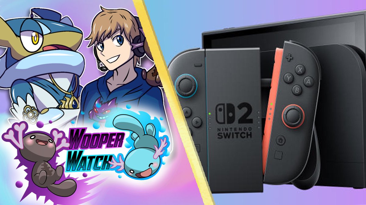 WatchWooper's tweet photo. ‼️NEW PODCAST EPISODE‼️

This week on Wooper Watch, Mystic Aidan and Cyanize discuss the Switch 2 reveal trailer, mario kart 9, Miku fortnite, and more!

YouTube: https://t.co/65bCsTQ1Q0 
Spotify: https://t.co/CJtft3q9TX https://t.co/Vw1CM96I1T