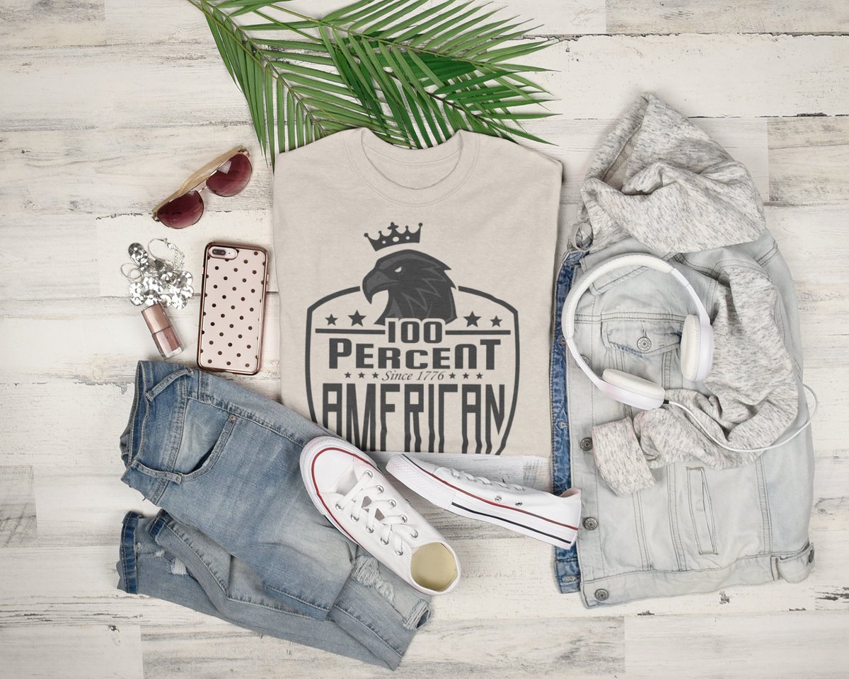 100PcentAmerica's tweet image. Today’s vibe: confident, timeless, and true to your roots. Our tee takes center stage in this outfit of the day, bringing patriotism and style together effortlessly

Shop now - The Shield Logo: The Classic Collection 

#OOTD
#conservativestyle 
#100percentamerican