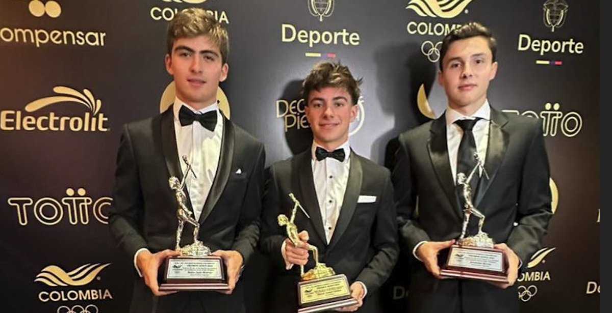 David Alonso se llevó la estatuilla de oro en los premios Altius 2024, para los deportes que no hacen parte del programa de los juegos olímpicos y los jovenes Pedro Juan Moreno y Jerónimo Berrio la de plata en la categoría promesa del año 2024 en deportes fuera del ciclo olímpico