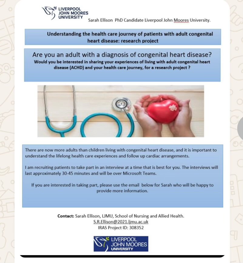 Dr Petra Jenkins (@drpetrajenkins1) on Twitter photo To all ACHD patients out there - valuable research you can participate in
<a href="/NwchdN/">NWCHDNetwork</a> <a href="/NWhearts/">NW Hearts</a> <a href="/NENC_CHDN/">North East and North Cumbria CHD network</a> <a href="/YHCHDN/">Yorkshire & Humber CHD Network</a> <a href="/bcca_uk/">BCCA</a> - all networks please share To all ACHD patients out there - valuable research you can participate in
<a href="/NwchdN/">NWCHDNetwork</a> <a href="/NWhearts/">NW Hearts</a> <a href="/NENC_CHDN/">North East and North Cumbria CHD network</a> <a href="/YHCHDN/">Yorkshire & Humber CHD Network</a> <a href="/bcca_uk/">BCCA</a> - all networks please share