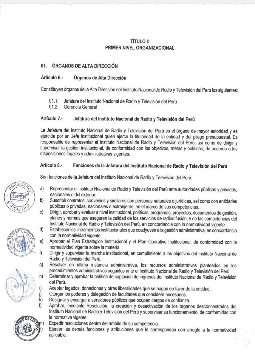 InsurrectosPeru's tweet image. #PaTuConsumo
Si, se volaron el Consejo Directivo del IRTP en el nuevo ROF
Pero la pregunta es ¿Es legal? ¿Cómo lo hicieron?
Les contamos cómo la Pdta del IRTP se hizo todopoderosa🧵