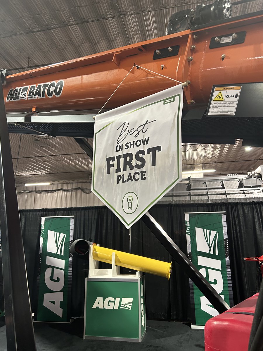 AgGrowthIntl's tweet photo. We are excited to share that we have received the Best in Show Award at @MBAgDays!  This honour reflects our teams' dedication and the passion it takes to deliver the best booth experience possible. 👏

#MBAgDays #BestInShow https://t.co/6rMi7z3FhH