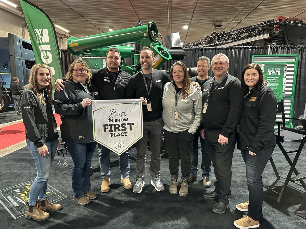 AgGrowthIntl's tweet photo. We are excited to share that we have received the Best in Show Award at @MBAgDays!  This honour reflects our teams' dedication and the passion it takes to deliver the best booth experience possible. 👏

#MBAgDays #BestInShow https://t.co/6rMi7z3FhH
