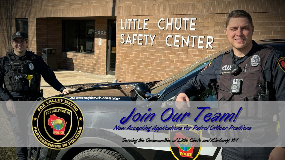 We are now accepting patrol officer applications! To learn more visit: 
wilenet.widoj.gov/employment/emp…