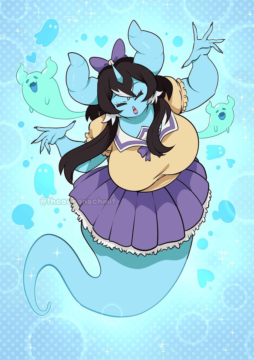 「LULU'S A GHOST NOW!  (Fusion of my demon」|Aaron Schmitのイラスト