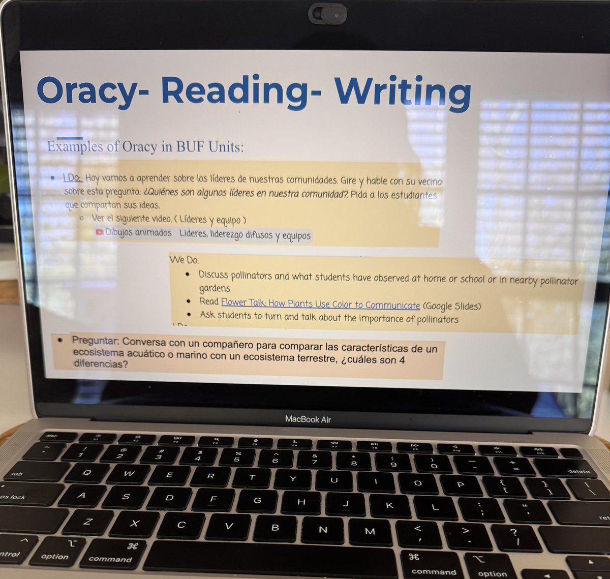 A little ❄️ won’t stop us from professional learning! Remote PD is going super. Our dual language teachers are diving into Spanish language arts units and instructional strategies. #OneChatham
