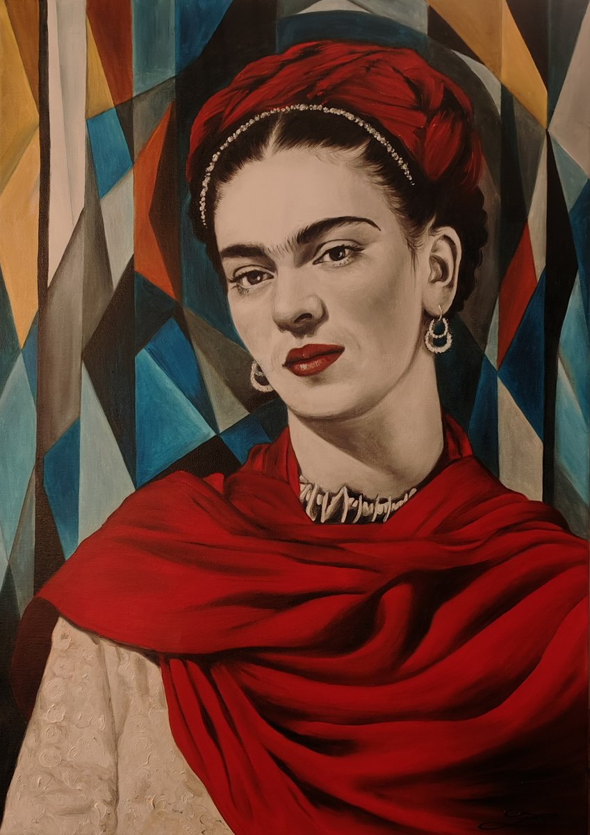EZradickova's tweet photo. Frida Kahlo
70x50cm
Olej na plátně https://t.co/zqt1lef5Nu