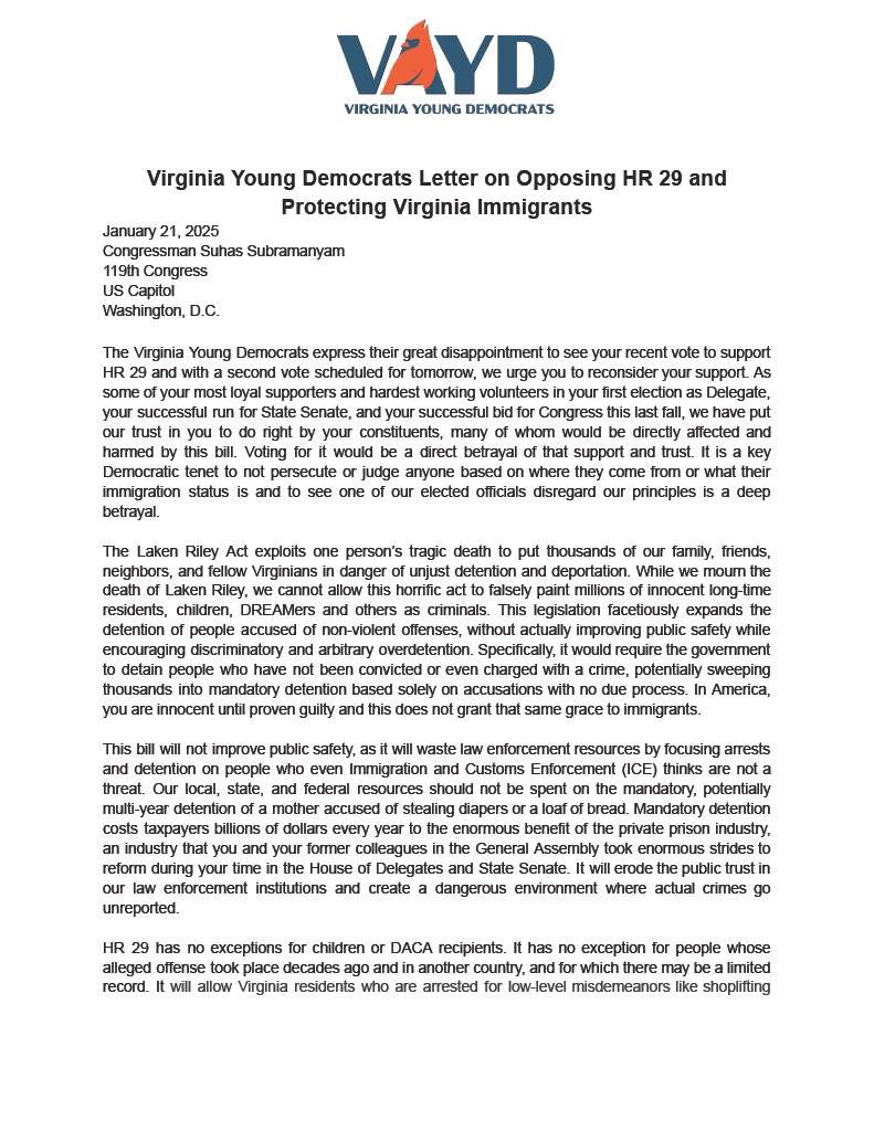 Virginia Young Dems tweet media