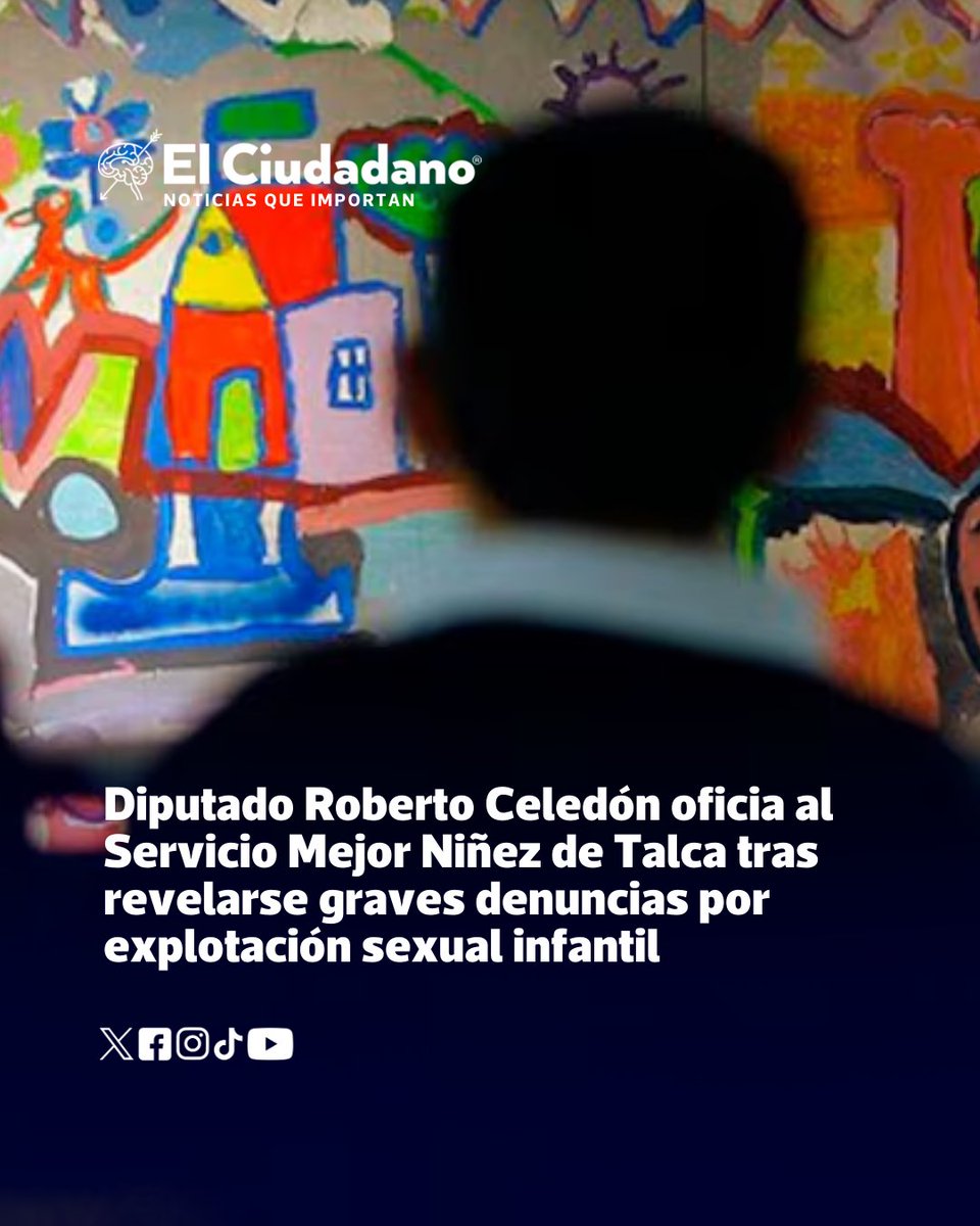 Un reportaje de TVN dio cuenta de diez denuncias por explotación sexual infantil hacia menores que estaban bajo la tutela del Servicio Mejor Niñez en Talca.

Leer más ow.ly/kg2p50UKYfc