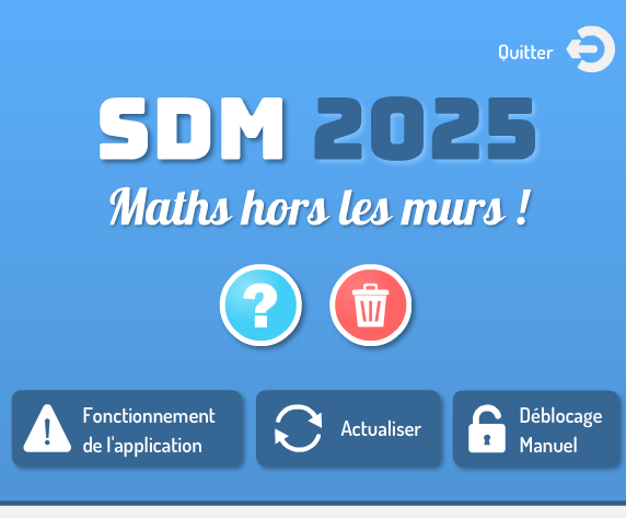 L'appli #SDM2025 est en cours de développement. Elle sera prête pour le 12 mars, qui marquera le début des hostilités (et non le 10, jour de la rentrée pour l'académie de Dijon, c'est pas très pratique)