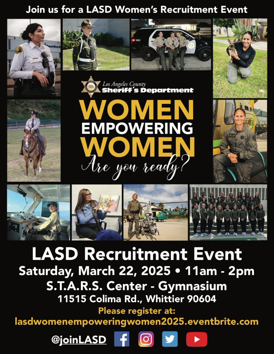 LASD Recruitment Unit tweet media