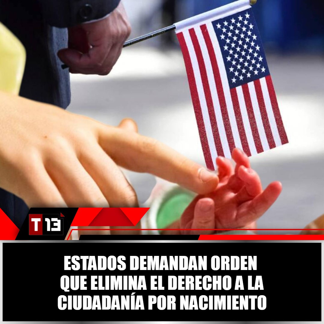 T13Noticias's tweet photo. Estados #demandan orden ejecutiva de inmigración que elimina derecho a #ciudadanía 😨➡ https://t.co/nydPOUHiWO https://t.co/1s3QeZ4YK7