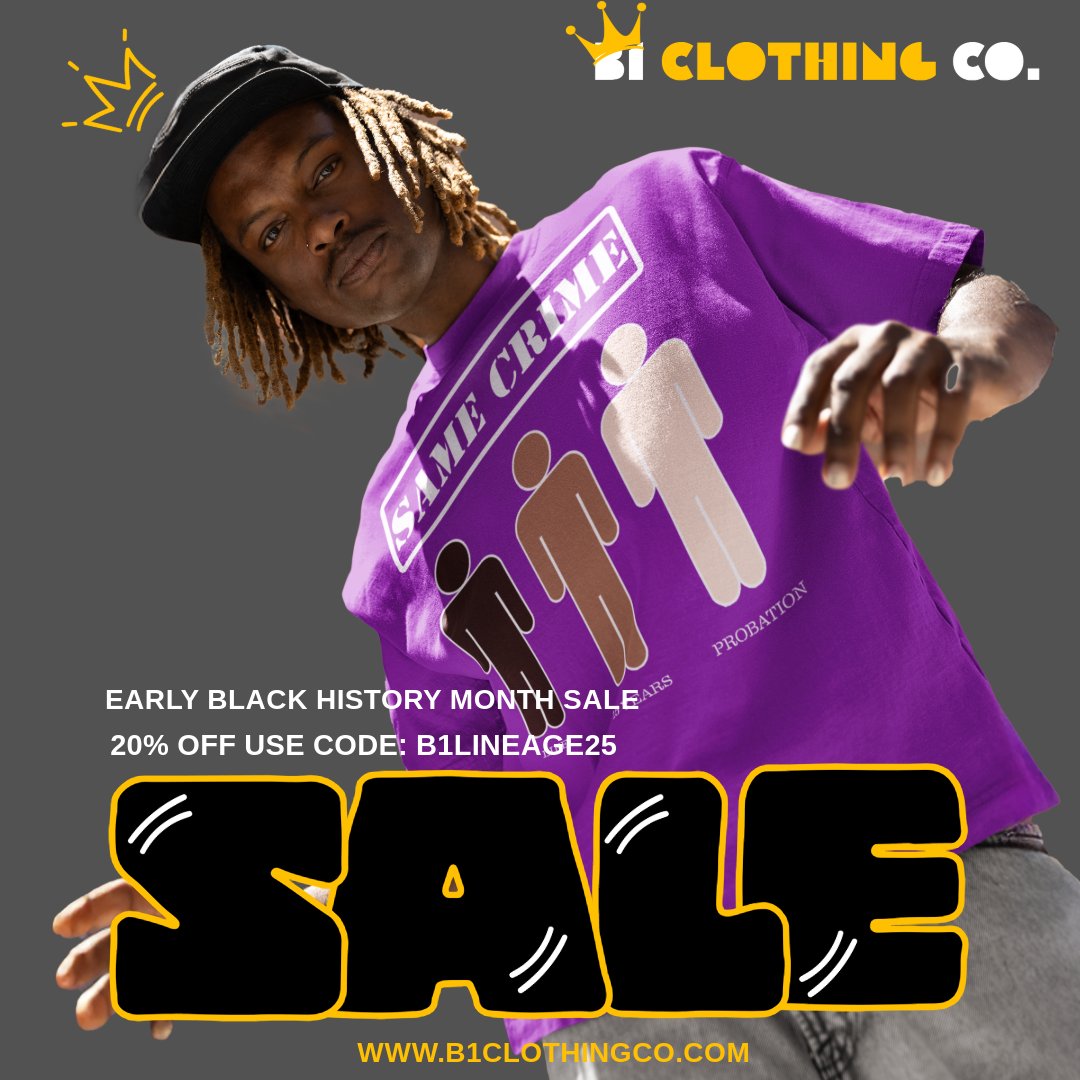Celebrate, Educate, Inspire! 🖤 Make Black History Month unforgettable with apparel that speaks volumes.

🌟 Get 20% OFF w/ code **B1LINEAGE25** – while supplies last!

📢 Wear it. Share it. Own it. Shop now!

#TeachBlackHistory #ShopWithPurpose #SupportBlackExcellence