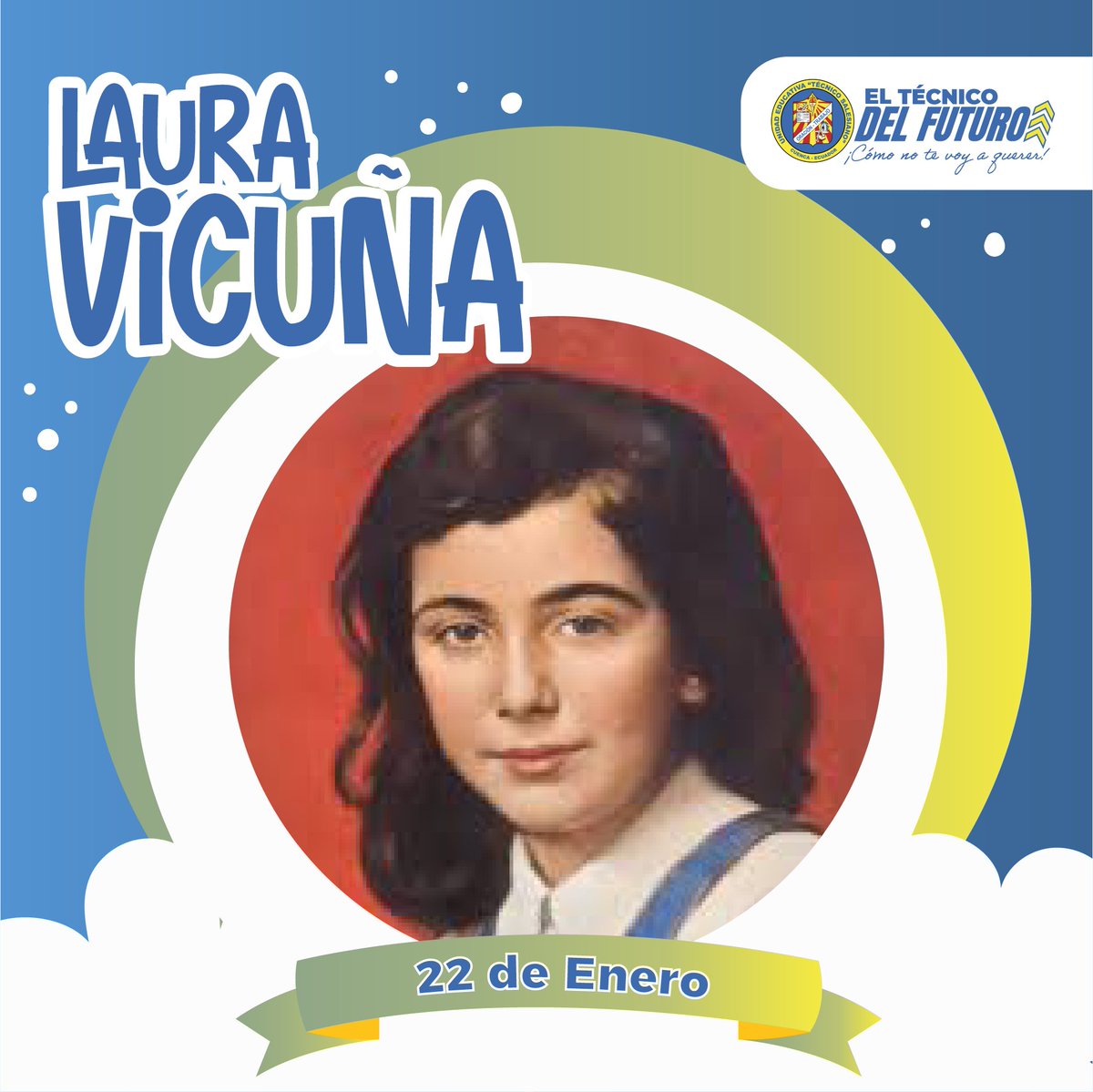 uetscue's tweet photo. #SomosPastoral || Conmemoración Laura Vicuña

Hoy conmemoramos el legado y la vida de Laura Vicuña, una joven que, con su valentía y fe, nos enseñó el verdadero significado de la entrega y el sacrificio. 🙏 https://t.co/eVm1Q2mbuV