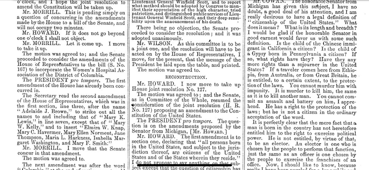 CreasonJana's tweet image. This is disturbing . The @librarycongress has been caught deleting records in relation to the history of the 14th Amendment.

Make this information get disseminated in every social media platform. Make sure SCOTUS receives this document when the lawsuit is presented to them.…