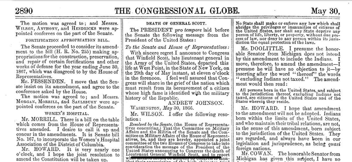 CreasonJana's tweet image. This is disturbing . The @librarycongress has been caught deleting records in relation to the history of the 14th Amendment.

Make this information get disseminated in every social media platform. Make sure SCOTUS receives this document when the lawsuit is presented to them.…