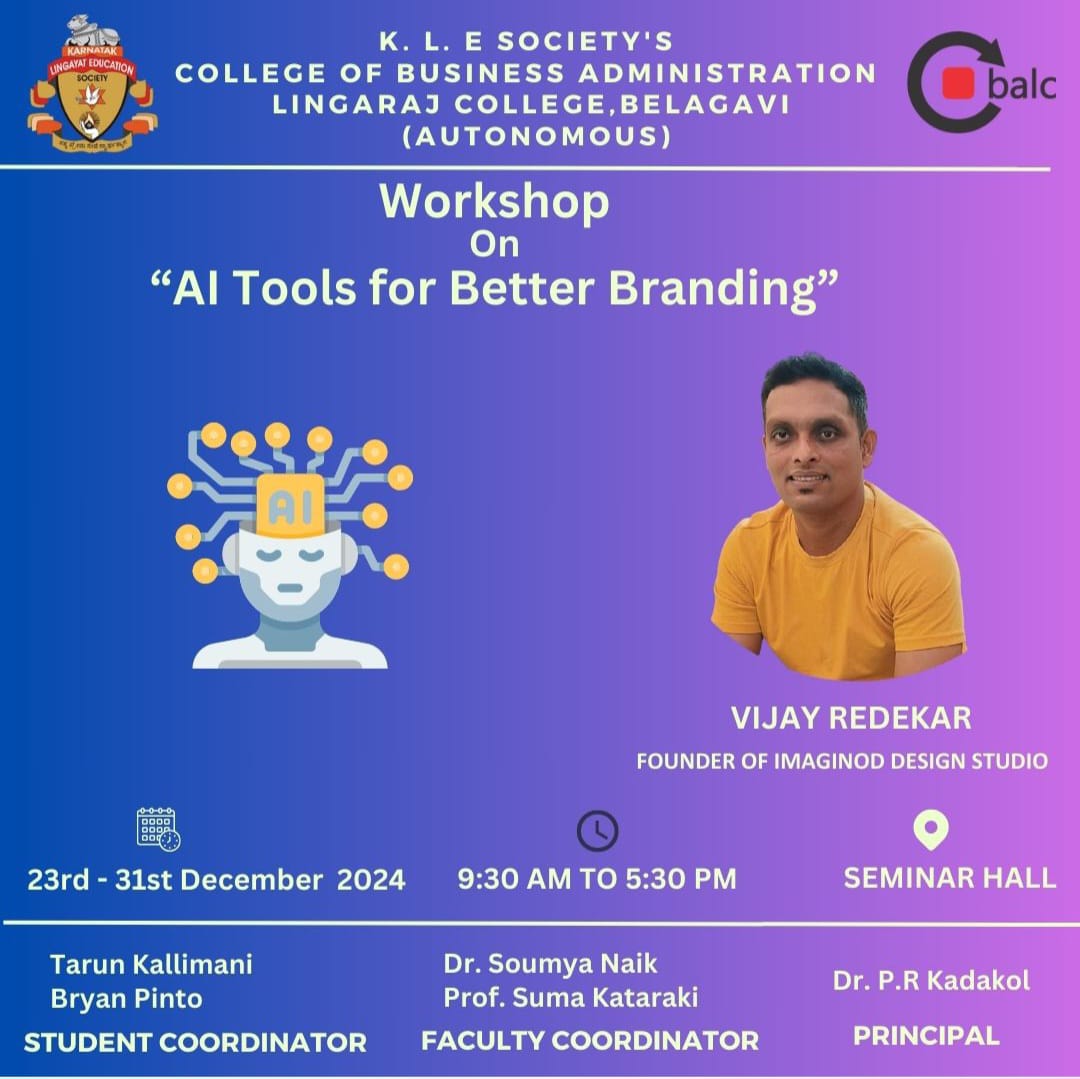 CBALC_Official's tweet image. Enhancing analytical skills for a brighter future! Final-year students gained valuable insights at the Research Analyst Workshop, paving the way for excellence in research and analysis.
#ResearchExcellence #FutureAnalysts #SkillDevelopment #CBALC #BBAFinalYear #LearningNeverStops