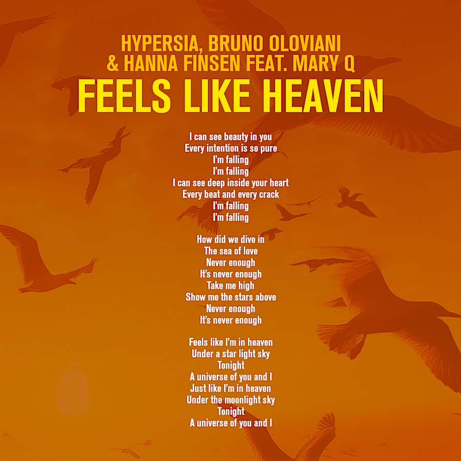 Amsterdam Trance Records (@amsterdamtrance) on Twitter photo Sing along with <a href="/hannafinsen/">Hanna Finsen</a>! 🧡 #VocalTranceLyrics 🎤 "Feels Like Heaven" in collaboration with <a href="/HypersiaMusic/">Hypersia</a>, Bruno Oloviani and Mary Q is out now: raznitzan.lnk.to/FeelsLikeHeaven <a href="/RazNitzan/">Raz Nitzan</a> Sing along with <a href="/hannafinsen/">Hanna Finsen</a>! 🧡 #VocalTranceLyrics 🎤 "Feels Like Heaven" in collaboration with <a href="/HypersiaMusic/">Hypersia</a>, Bruno Oloviani and Mary Q is out now: raznitzan.lnk.to/FeelsLikeHeaven <a href="/RazNitzan/">Raz Nitzan</a>