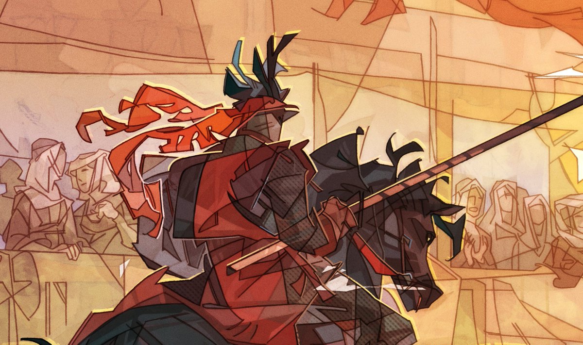 ashiphoenix_art's tweet photo. \wheezes tiredly\

spoiler for a large illustration with knights!! https://t.co/5axMcXh0xp