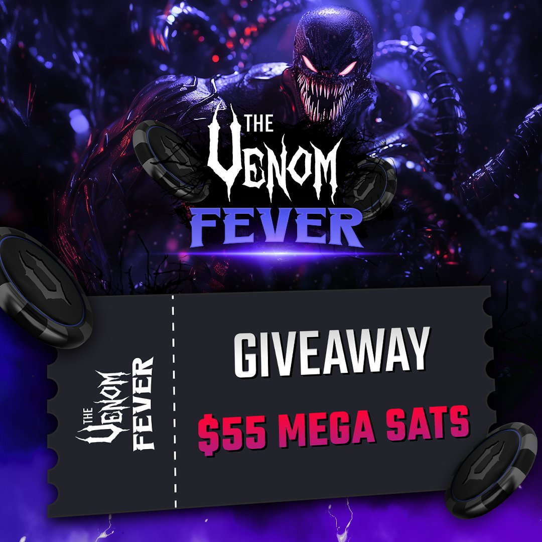 💥 Giveaway Alert! 💥

We’ve 10 tickets for the $55 #TheVenom Fever Mega Sat 5 Seats GTD. 🎉

👉 Follow us, reply with your ACR ID + #TheVenom for a chance to win!

📌 10 lucky winners will be selected and announced on January 24th.