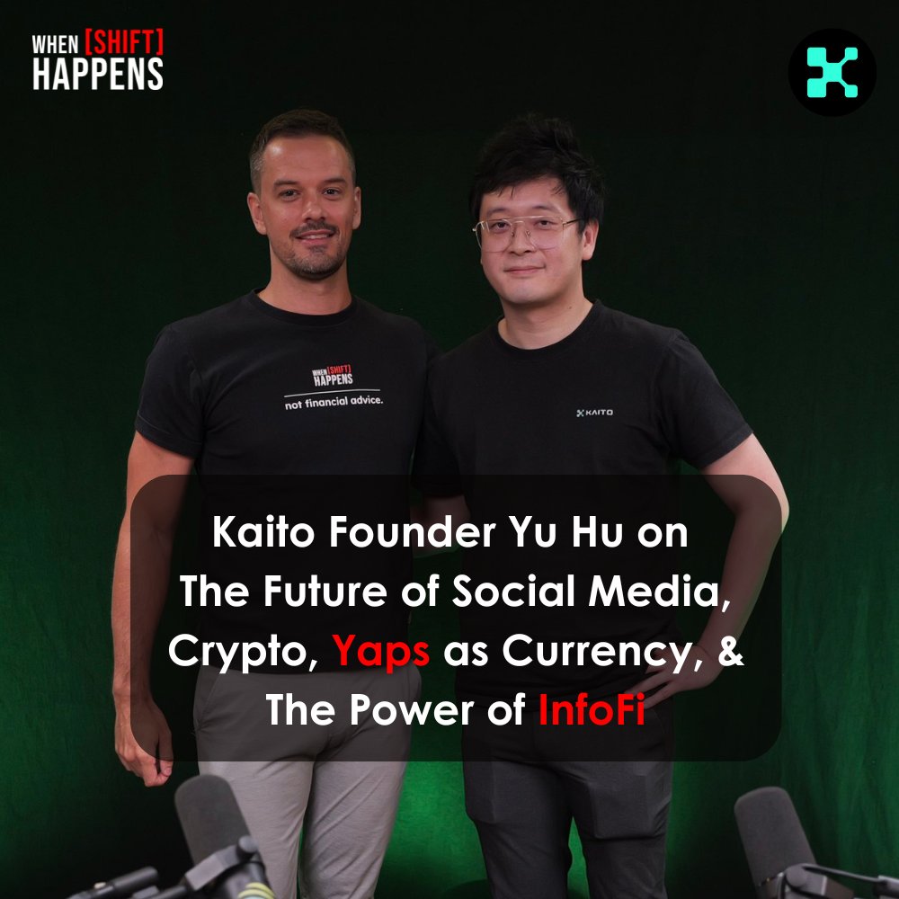 The Future of Social Media in Crypto with Kaito Founder Yu Hu I sat down  with @Punk9277, the founder of @_kaitoai to hear his thoughts on crypto,  Kaito, Yaps, and the future