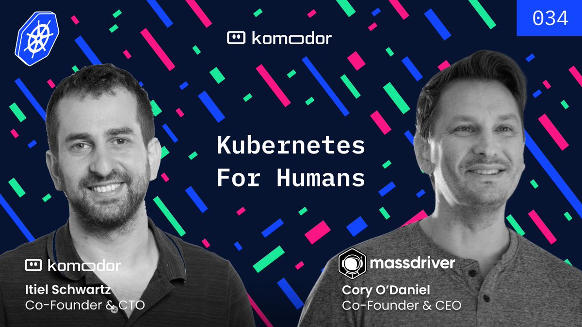 komodor (@komodor_com) on Twitter photo 📢 New Episode Alert! 📢
Join <a href="/itielshwartz/">Itiel Shwartz</a> as he dives into the world of infrastructure automation with <a href="/coryodaniel/">Cory</a>, CEO of <a href="/massdriver/">Massdriver</a>, on the latest Kubernetes for Humans Podcast! 🚀
Cory shared his journey from data centers to the cloud, discussing the evolution of #DevOps 📢 New Episode Alert! 📢
Join <a href="/itielshwartz/">Itiel Shwartz</a> as he dives into the world of infrastructure automation with <a href="/coryodaniel/">Cory</a>, CEO of <a href="/massdriver/">Massdriver</a>, on the latest Kubernetes for Humans Podcast! 🚀
Cory shared his journey from data centers to the cloud, discussing the evolution of #DevOps