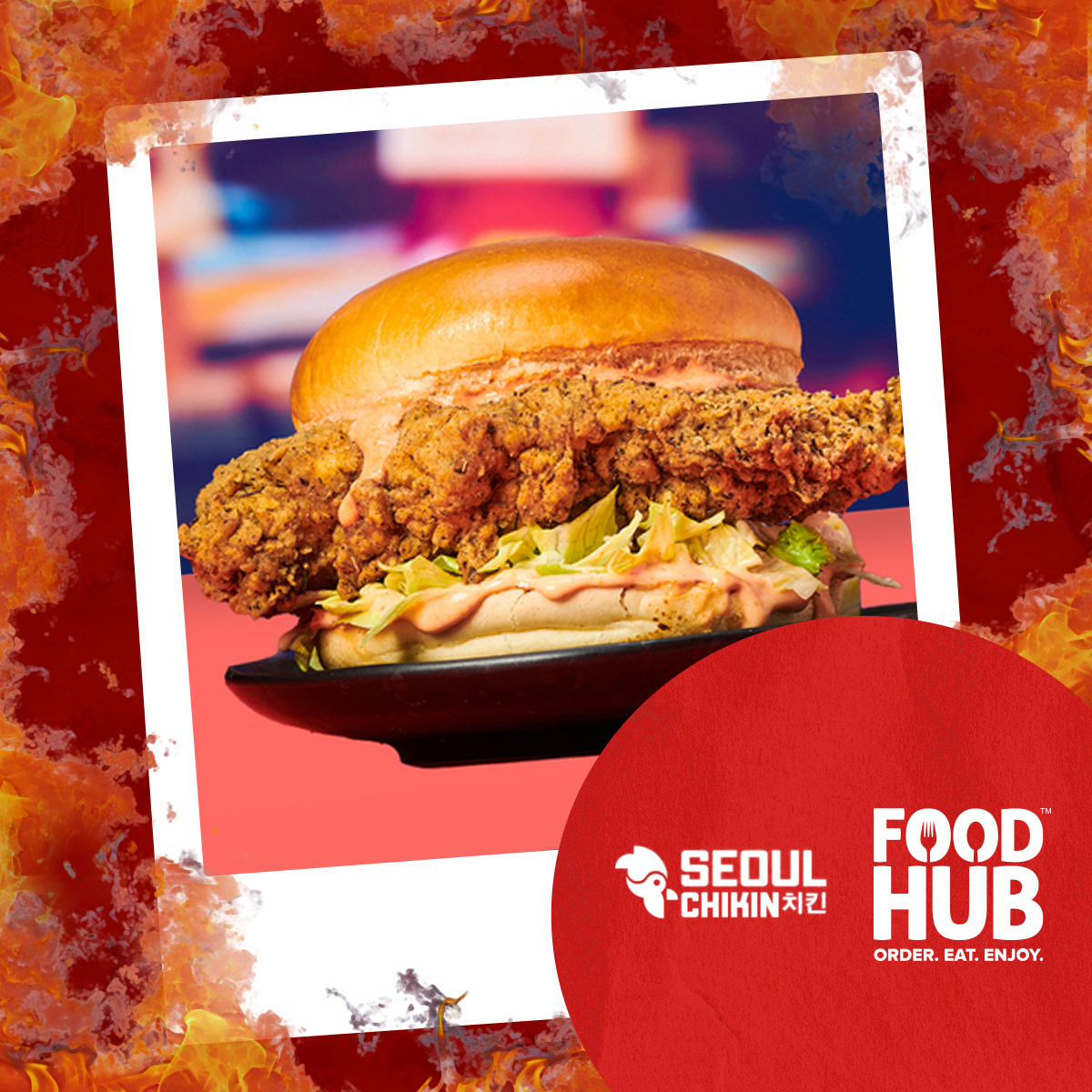 FoodhubUK's tweet image. Craving some crispy, delicious Korean fried chicken? 🍗  Seoul Chikin is now available on Foodhub! Indulge in their mouth-watering flavours and get your favourite dishes delivered right to your door. 🍴   #SeoulChikin #KoreanFriedChicken #CheaperonFoodhub #Foodhub