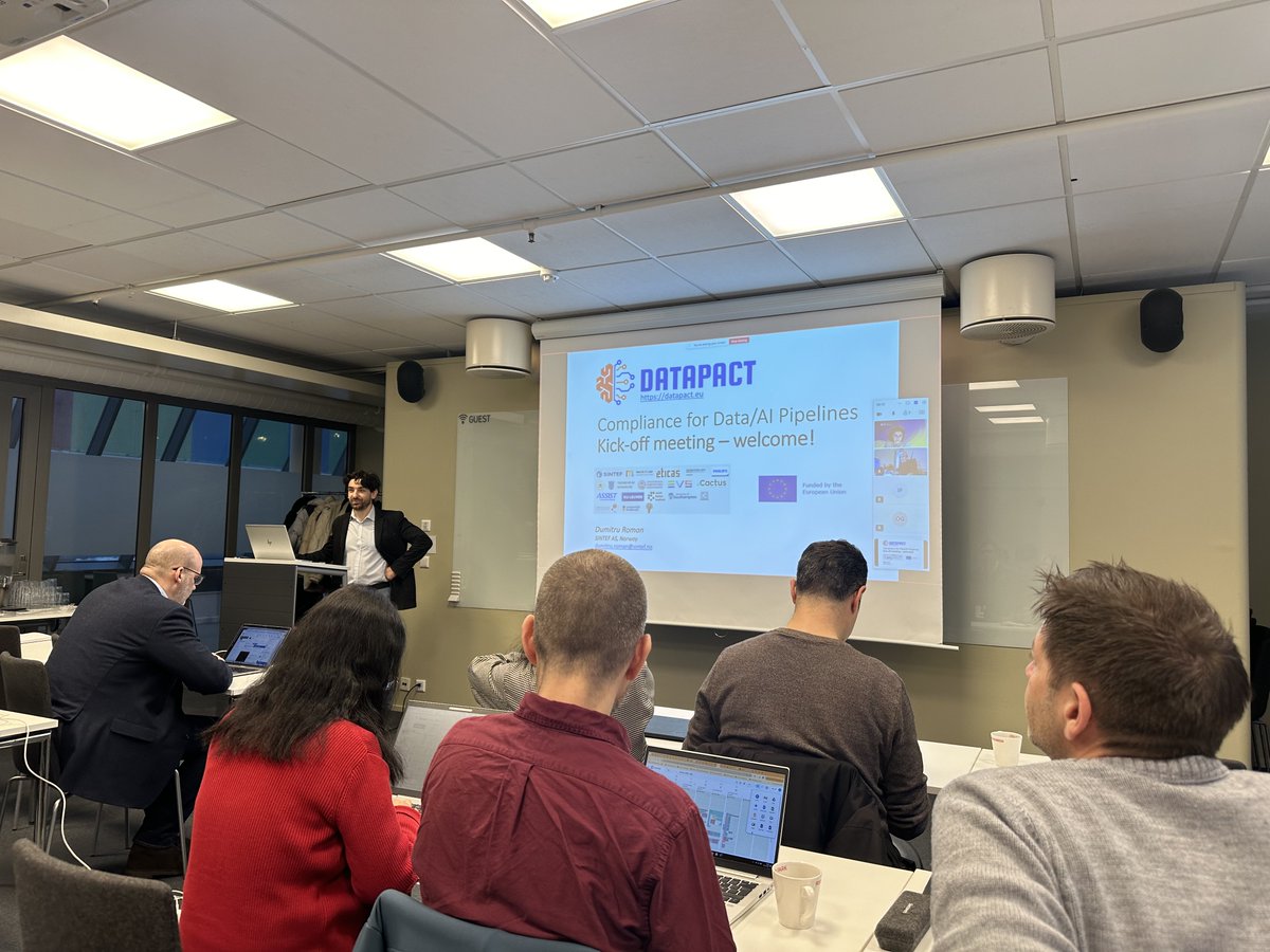 Last week marked the exciting kickoff of the <a href="/DATAPACTproject/">DATAPACT</a>! 👏

For the first time, all 19 consortium partners gathered in Oslo 🇳🇴 to meet, collaborate, and start working on the first tasks of the project.

Visit our website to follow our journey: datapact.eu