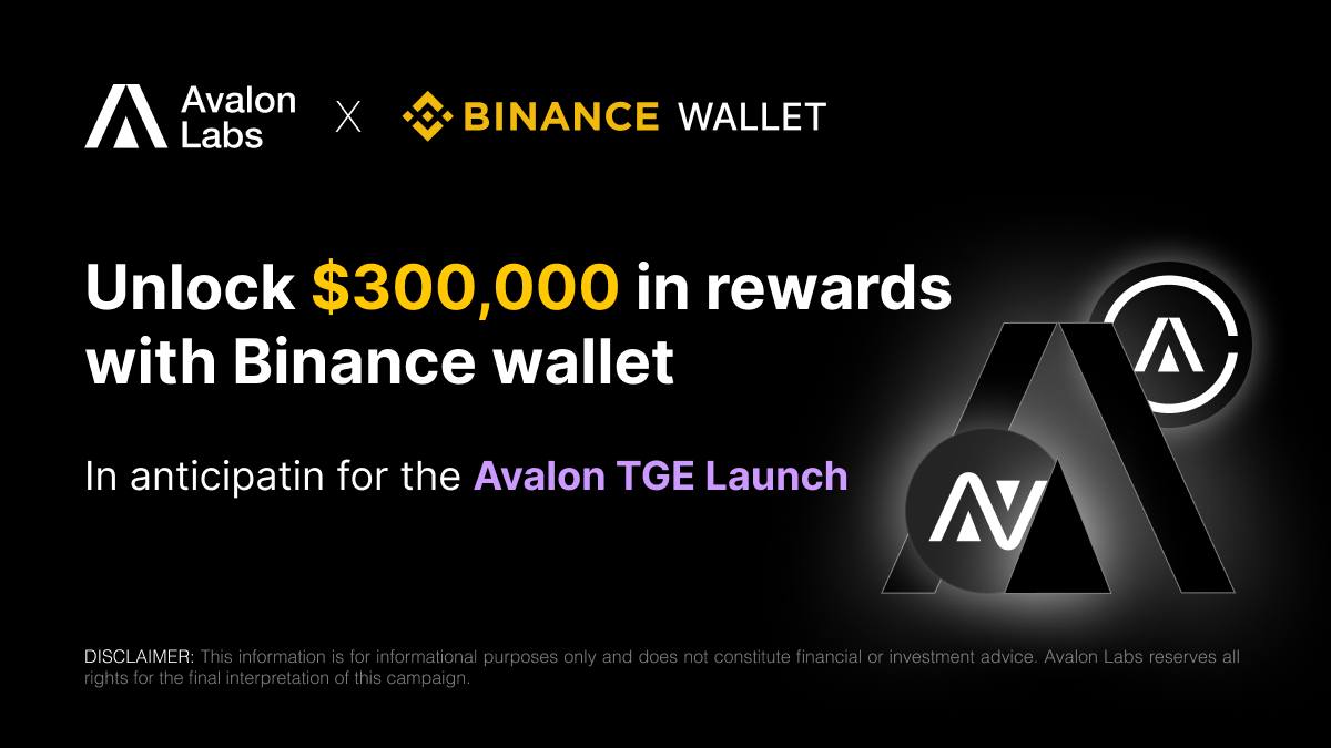 Avalon Labs 🎩🔮 (@avalonfinance_) on Twitter photo 💸 Got #BinanceWallet ? This is for you!
We're having a $300,000 campaign with Binance Wallet <a href="/BinanceWallet/">Binance Wallet</a> in anticipation for #Avalon #TGE — INSIDER INFORMATION JUST LEAKED BELOW!
1. Open your Binance Wallet
2 .Swap minimum 10 USDT to USDa
3. Complete social media tasks for 💸 Got #BinanceWallet ? This is for you!
We're having a $300,000 campaign with Binance Wallet <a href="/BinanceWallet/">Binance Wallet</a> in anticipation for #Avalon #TGE — INSIDER INFORMATION JUST LEAKED BELOW!
1. Open your Binance Wallet
2 .Swap minimum 10 USDT to USDa
3. Complete social media tasks for